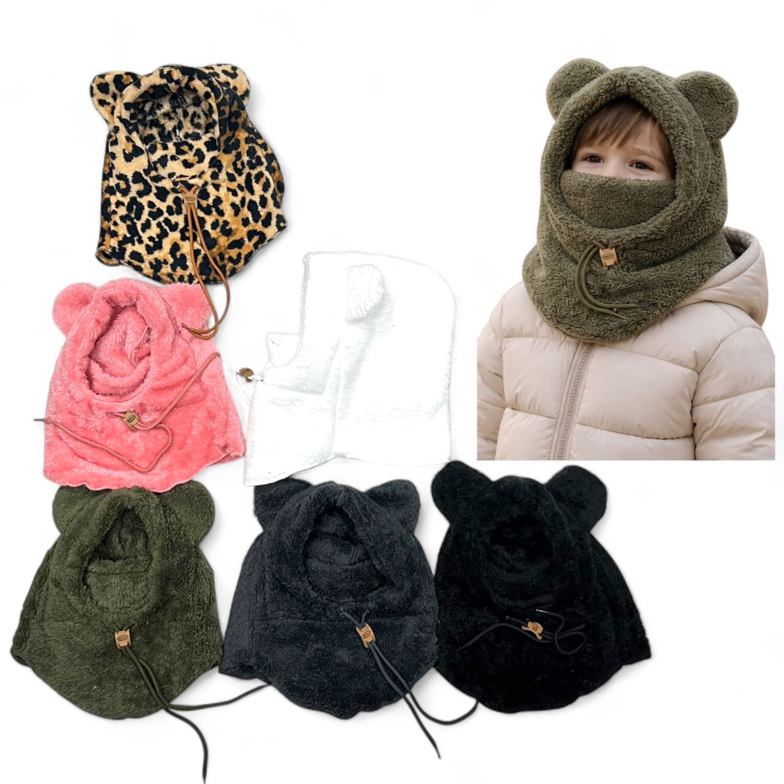 Pasamontaña de niño – peluche