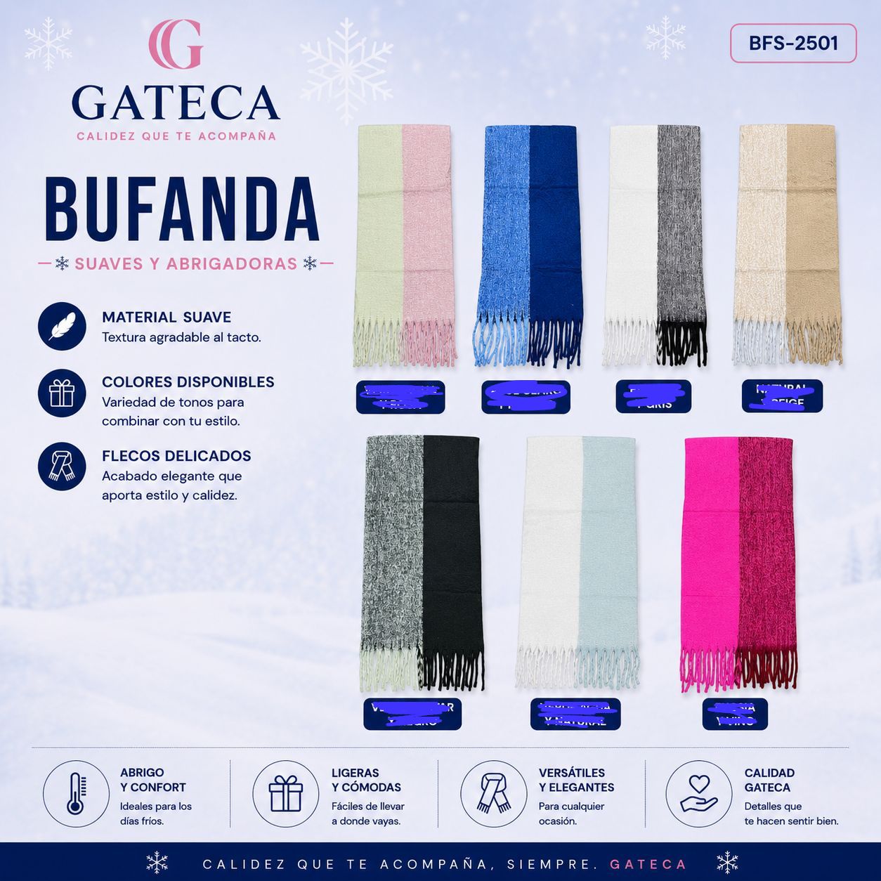 Bufanda nube | 2 COLORES GA2026-28