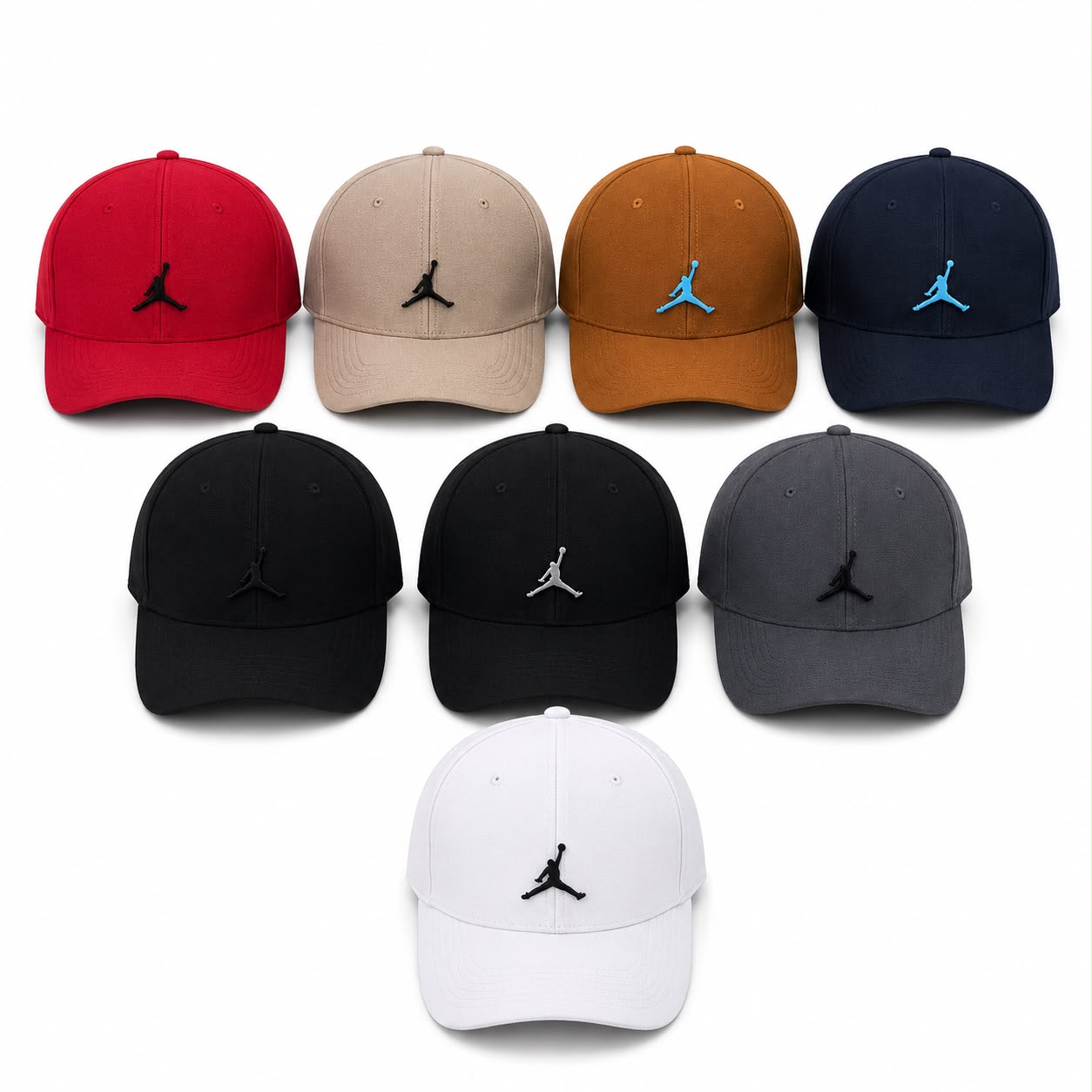 Gorra con el logo de chapita jordan calidad premium visera curva