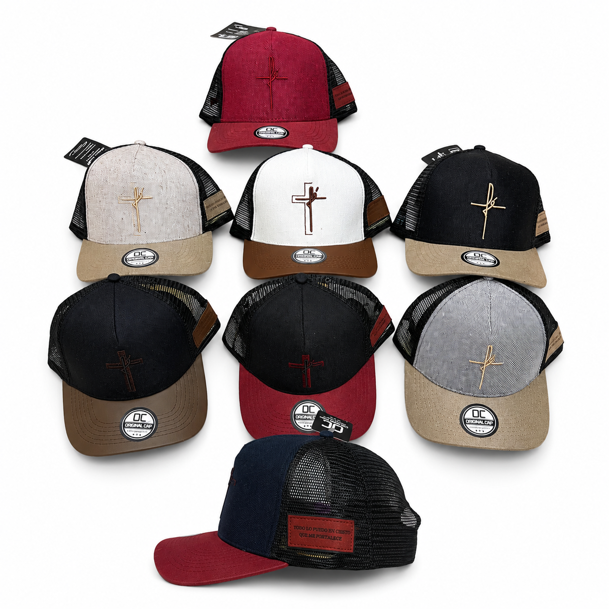 Gorra premium Trucker bordado Fe